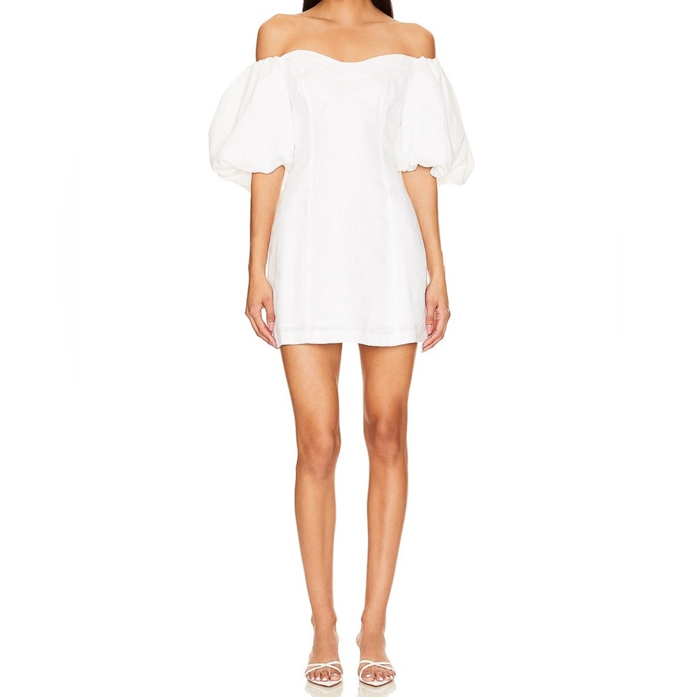 NWT- RHODE Dali Dress in White